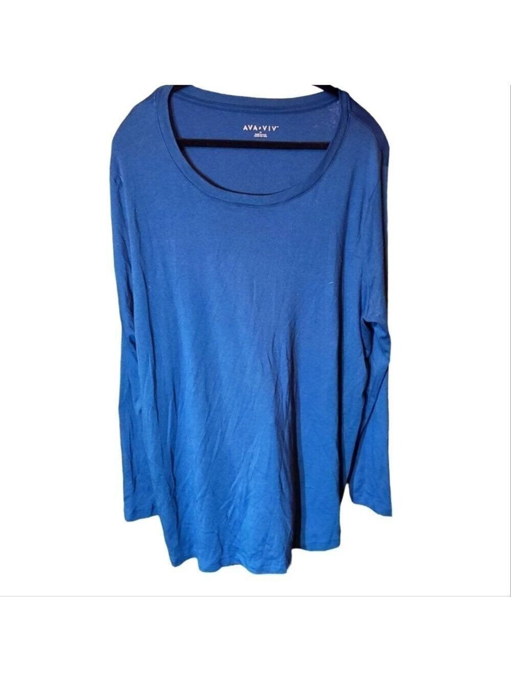 037 AVA & VIV 3X LONG SLEEVE BLOUSE